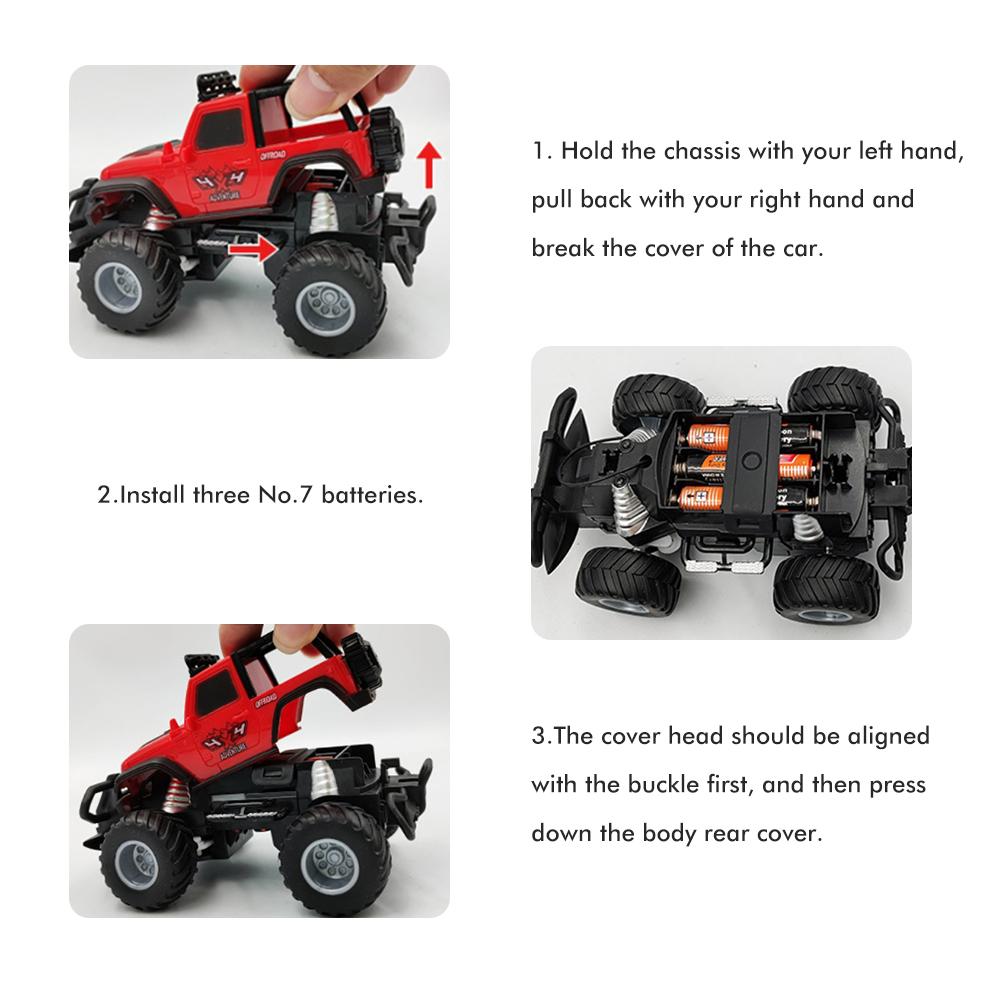 RC Truck Remote Control Off Road Racing Vehicles 4WD RC Vehicle Truck для мальчиков, детей, взрослых