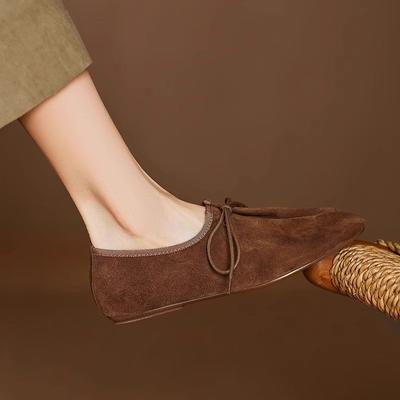 ! Корейская версия лоферов, на шнуровке, мягкая подошва, ленивые туфли, повседневные туфли на плоской подошве, ручная работа Чэнду, удобные и универсальные