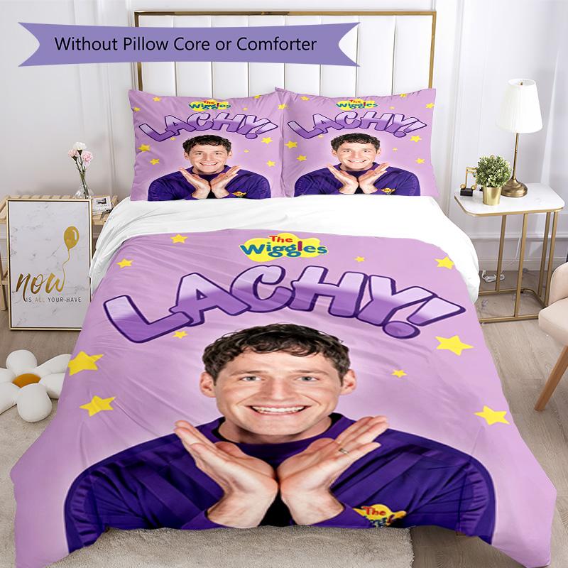 Wiggles Quilt Cover Set Suitable For Bedrooms Machine Washable Christmas Gift