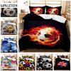 Футбол Спортивное одеяло Наволочка Большой размер Постельное белье Детская спальня для мальчиков Украшения King Queen Multisize Постельное белье