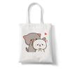 Kawaii Cats Cute Animal Fashion Shopper Bag High Capacity Canvas Bags Women Tote Bag Handbags Casual Girl Shoulder Bag For Girls