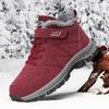 Зимняя взрывоопасная водонепроницаемая обувь для мам среднего и пожилого возраста, хлопковая обувь, зимняя теплая бархатная обувь для пожилых людей, мужская и женская обувь для ходьбы, зимние сапоги