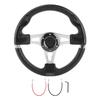 320mm 12.5in Car Sport Steering Wheel with Horn Button Universal Auto Modified PartsBlack
