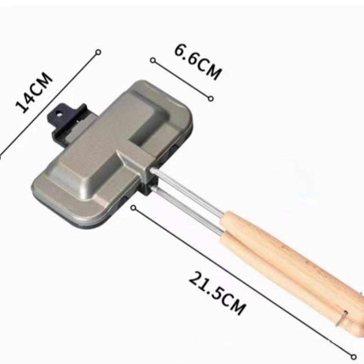 Форма для выпечки сэндвичей из алюминия с антипригарным покрытием, двухсторонняя