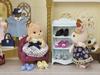 Sylvanian Families Town Fashion Coordination Set Shoes ST Mark Certification For Ages 3 and Up Toy Dollhouse Sylvanian Families EPOCH [Town -Stylish