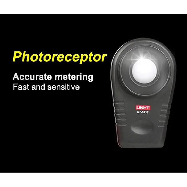 UNI-T UT383S Light Meter Luxmeter Digital 200,000 LUX Luminance Lux Fc Test Max Min Illuminometers Professional Photometer