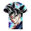 Японское Аниме Dragon Ball Z Летняя 3D Печать Гоку Веджета Фьюжн Саян Гогета Цветная Футболка Детская Взрослая Косплей Топы Одежда