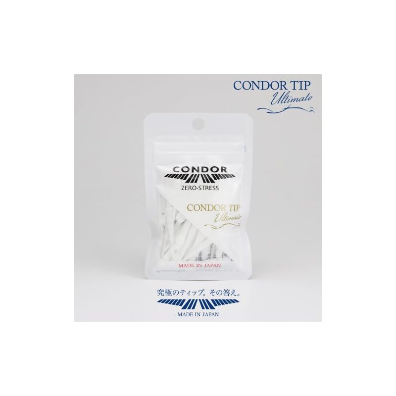 L-образный наконечник CONDOR ULTIMATE Ultimate White Condor с мягким наконечником 31 мм 40 шт.