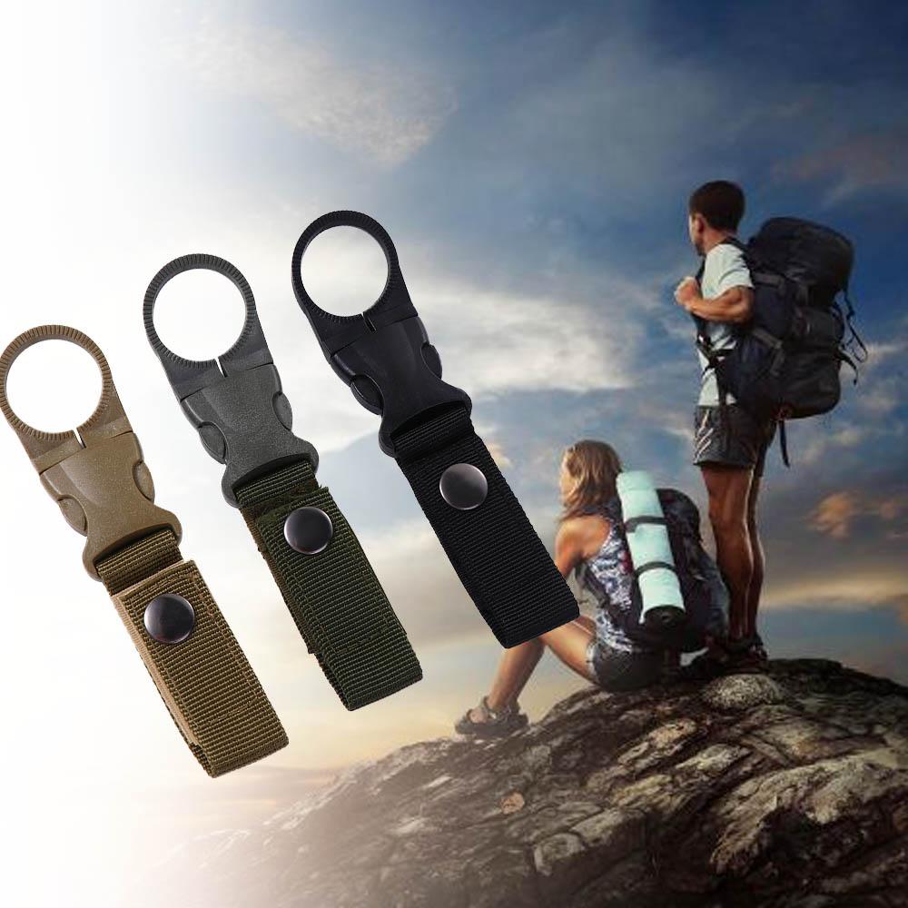 Buckle Water Bottle Holder Clip Nylon Webbing Buckle Water Bottle Buckle Hook Carabiner Belt