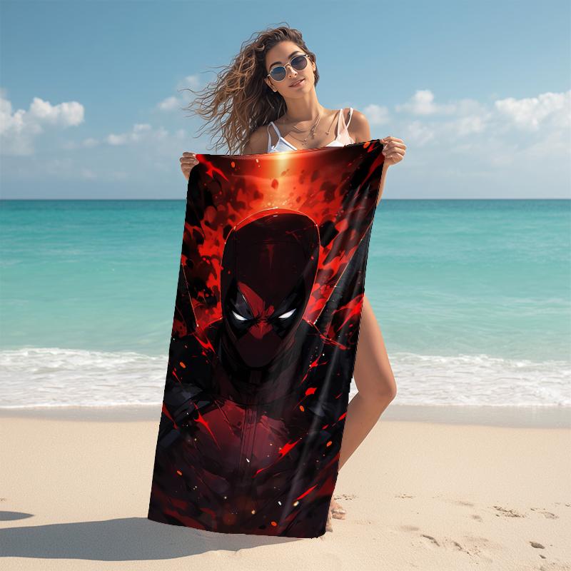 1Pc Dark Hero Unveiled Beach Towel Microfiber Beach Towel Thin Absorbent For Beach Swimming Yoga Bath Sports 0917176