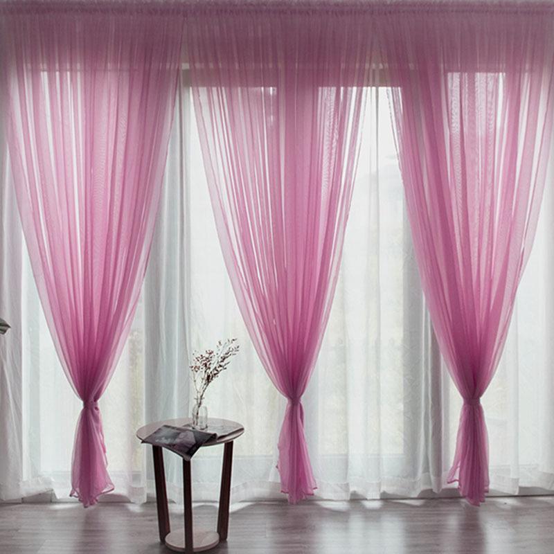 1 Панельные оконные шторы Домашний текстиль Прозрачные шторы Тюль Шторы Оконный экран Гостиная Спальня Домашний декор