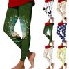 Women's Casual Fashion Outdoor Easter Print Slim Stretch Yoga Pants Nine Minute Pants
