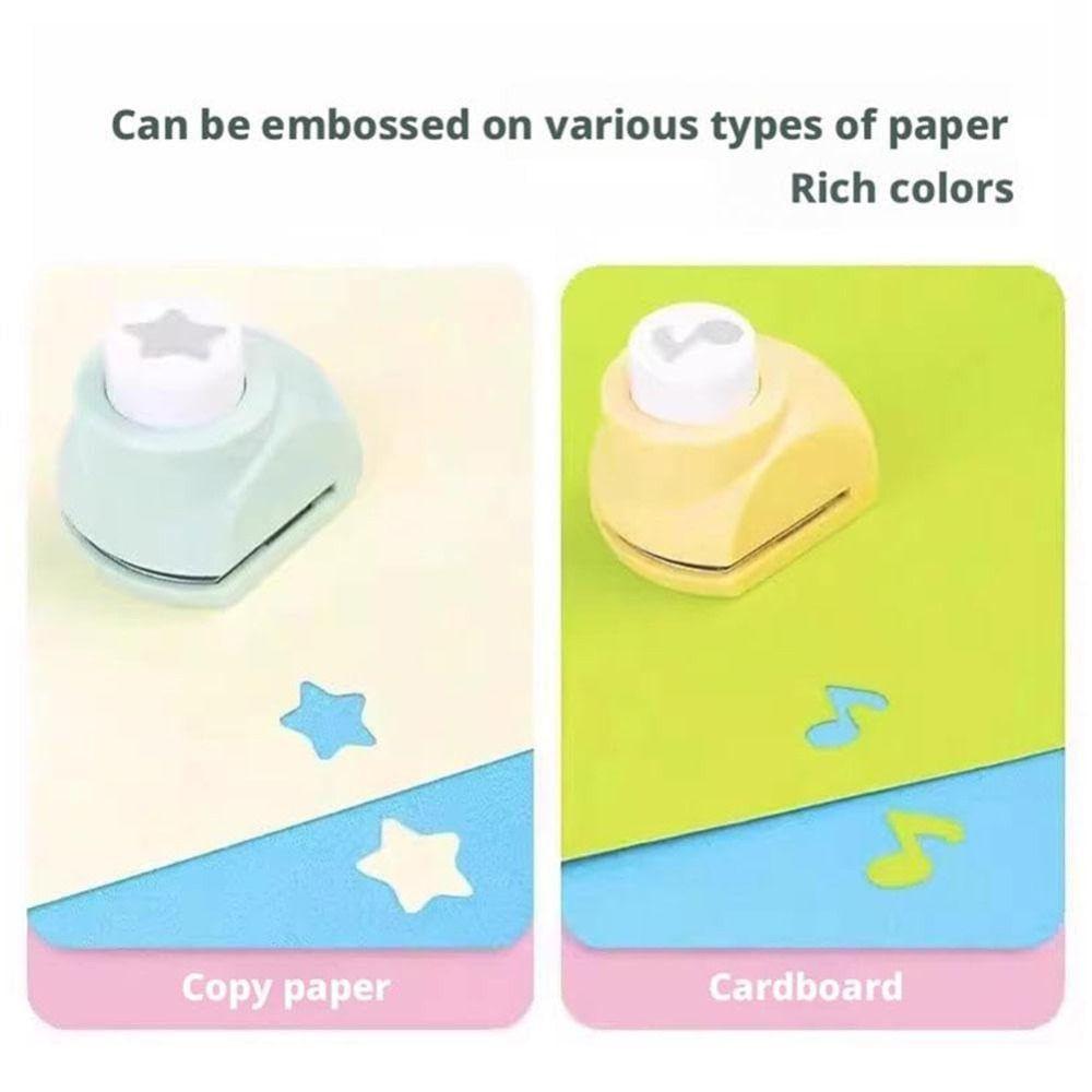 Ручной детский крафт дырокол набор форм с коробкой для хранения фигурные резаки DIY панчер крафт набор