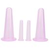 4 Pcs Massage Vacuum Jars Cans Cupping Health Care Cup Body Anti Cellulite Silicone Vacuum Massage Eye Face Massager Cupping