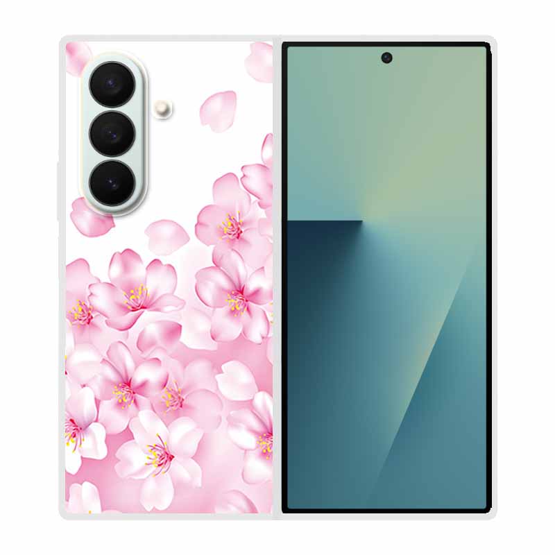 Чехол для SAMSUNG Fold 7 5G Чехлы Животное Мрамор Прозрачный Жесткий Телефон Funda для Galaxy Z Fold7 5G Задняя крышка Zfold7 Прозрачный корпус