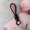 Color Combination Knot Mobile Lanyard Creative Short Braided Lanyard Mobile Phone Case Key Ring Can Be Detachable Anti-loss Rope