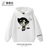 Cute Cartoon Girl Print Kids' Hooded Sweatshirt – Soft, Loose-Fit Pullover for Autumn & Winter – Warm, Casual Top for Boys and Girls