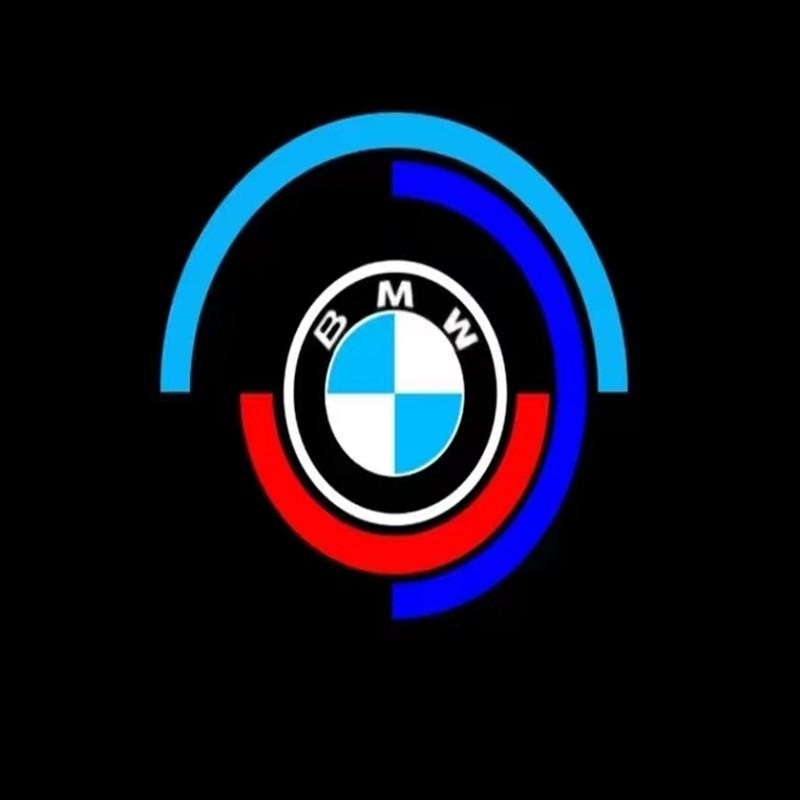 XMVPW1 For BMW 2Pcs Led Car Door Light Welcome Projector Logo Ghost Shadow Lamp For BMW E60 E61 E90 E91 E92 E93 F10 F11 GT Z4 Accessori