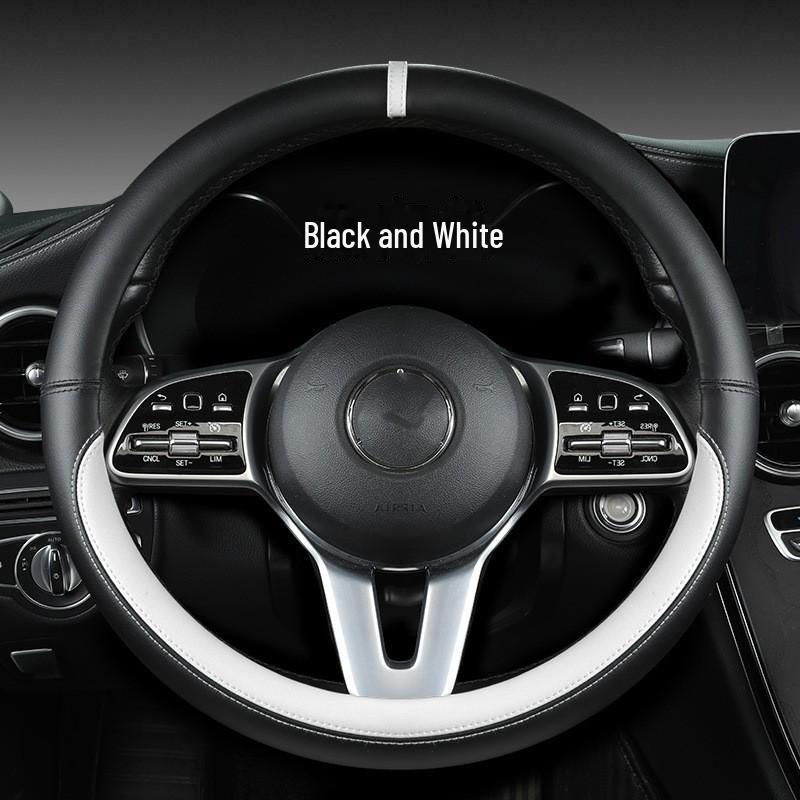 Чехол на руль автомобиля Panappi Cross-border в различных цветах для ручек среднего размера защищает руль автомобиля от износа.