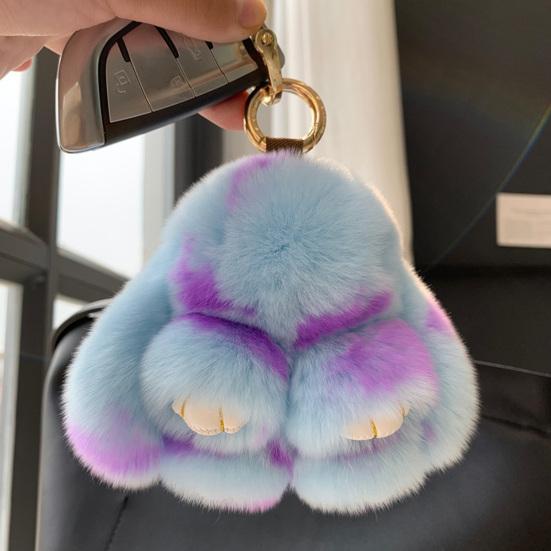 Плюшевый кролик, супер милый кролик, мягкая подвеска из искусственного меха, кукла, плюшевая игрушка