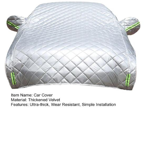 Защитное покрытие от града для автомобиля, светоотражающий дизайн, износостойкий, устойчивый к царапинам, полное покрытие, универсальное, легко устанавливаемое защитное покрытие от града для автомобиля