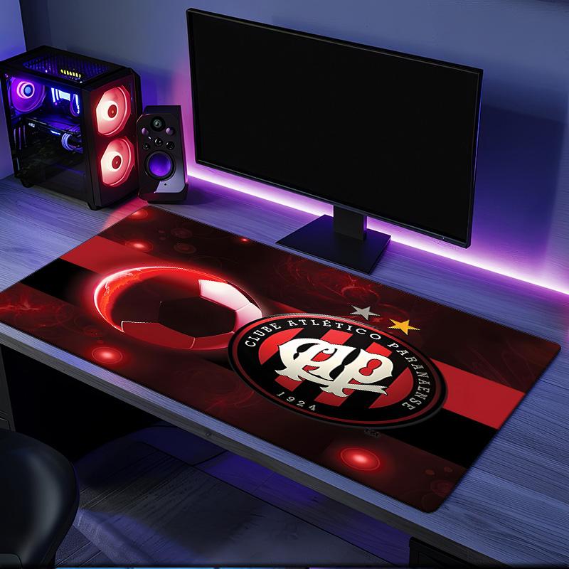 Atletico Paranaense Crest Mouse Pad, Rubber Base, Mouse Pad for Gamers and Office Use, Gaming Desk , Easy To Clean Mat Christmas fan gifts