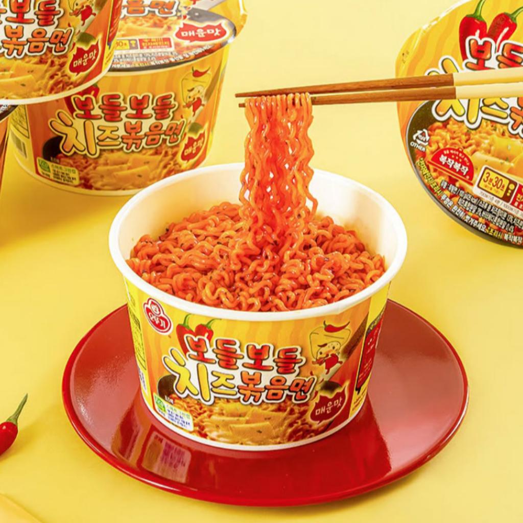 Ottogi Stir-Fri Cheese Cup Ramen Spicy