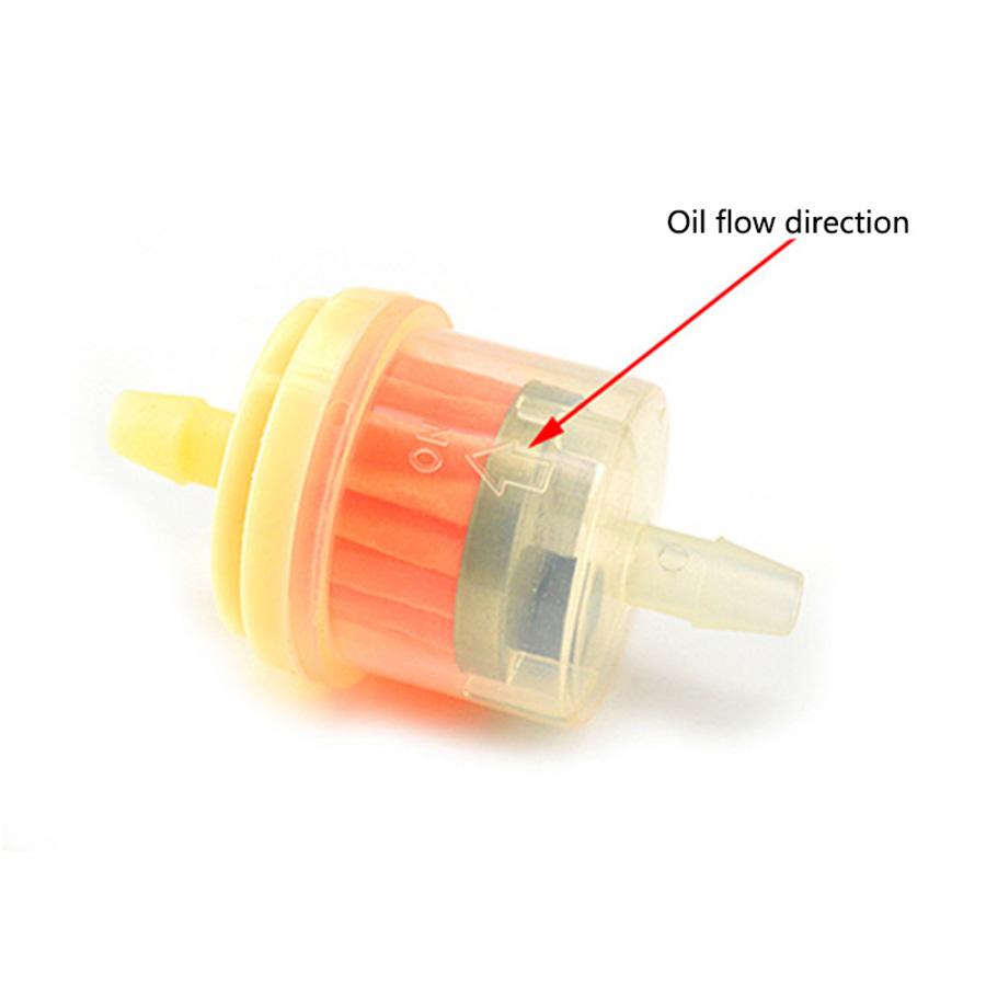 Motorcycle Fuel Filter for Gasoline 1/4 " 6mm 7mm for Honda Kawasaki Suzuki Engines