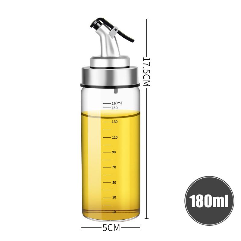 Cooking Seasoning Oil Bottle Sauce Bottle Glass Storage Bottles for Oil and Vinegar Creative Oil Dispenser For Kitchen Accessory
