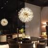 Modern Crystal Dandelion Chandelier Lighting Pendant Lamp For Living Room Dining Room Home Decoration