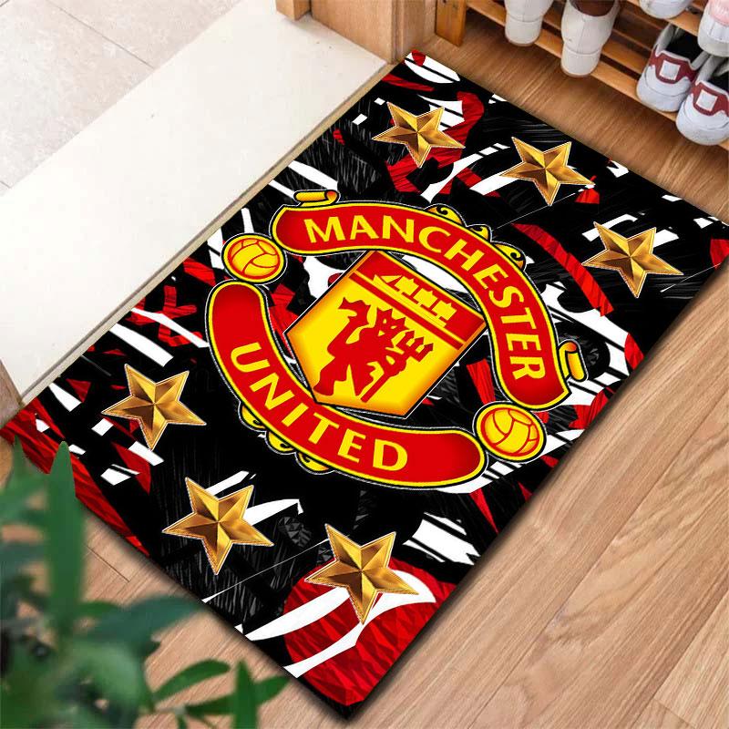 Ковер Manchester United F для гостиной, спальни, дома, украшение для дивана, нескользящий коврик для детских игр