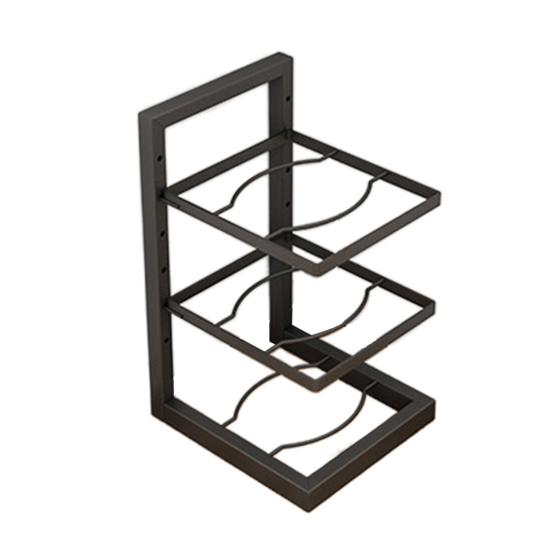 Полка для кастрюли, держатель для крышки кастрюли, нержавеющий, прочный, несущая нагрузку, регулируемая по высоте, универсальная стойка для крышки кастрюли, многофункциональный кухонный органайзер