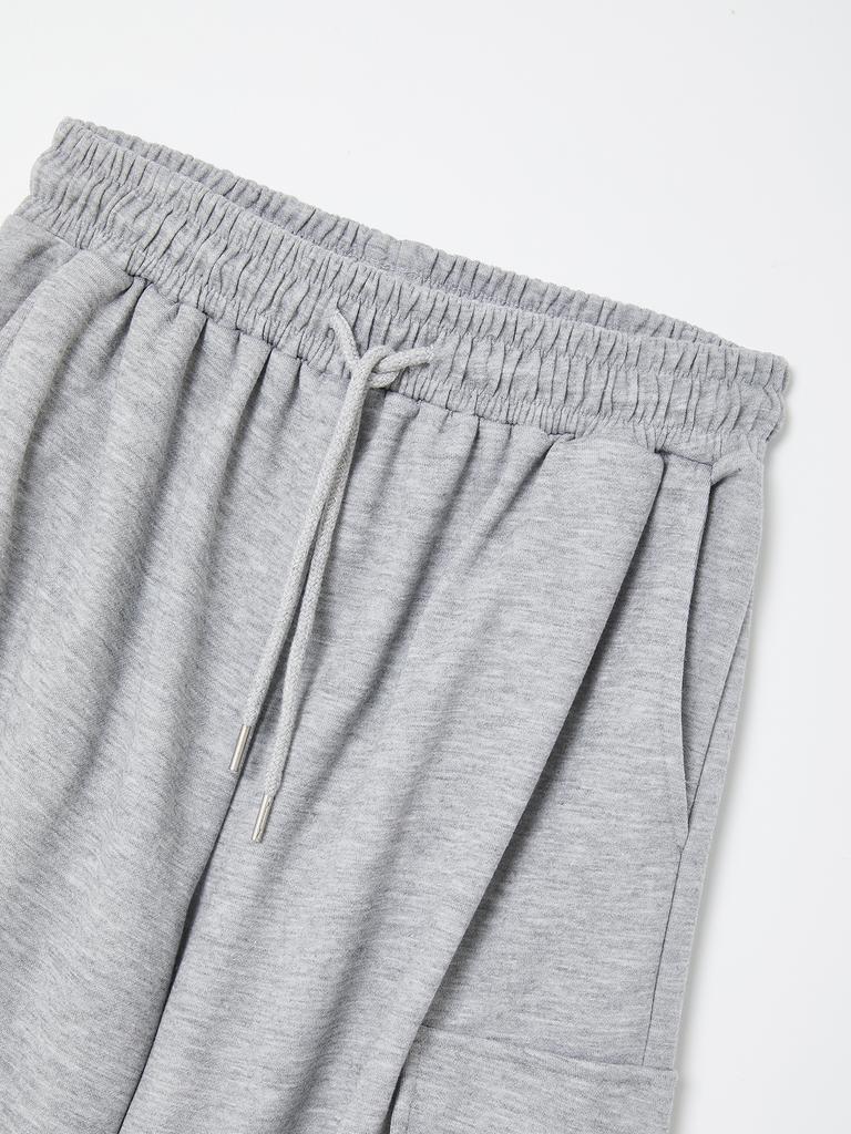 IKALOOK Cargo Wide Elastic Waist Pants Cpt160
