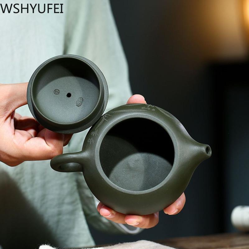 Китайский чайник Исин, ​​фиолетовая глина, чайник Сиши, красавицы, чайник ручной работы, бутик, чайный набор, индивидуальные подарки, аутентичные 170 мл