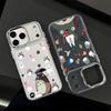 Милый Мультяшный Чехол для Телефона с Тоторо для Apple iPhone 17 Air 16 16e 15 14 13 12 11 Pro Max X Xs XR 8 Plus Роскошный Прозрачный Чехол