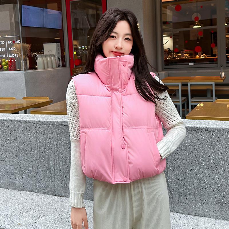 Winter cotton vest women's cotton vest women's autumn and winter small man versatile warm outer wear vest