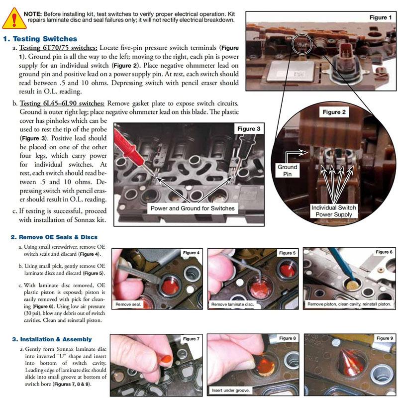 124740-TL30 Pressure Switch Installation Tool Kit Works with F/124740-30K, for GM Transmissions 6L45 - 6L90 & 1st Gen 6T70 6T75