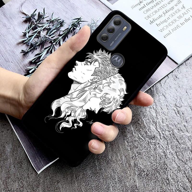 Berserk Guts Phone Case For Motorola Moto G Stylus 5G G Play G Power G 5G G Pure E20 E32 E40 E13 Edge 50 Pro 50 Fusion