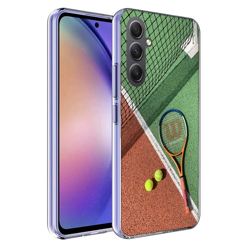 Tennis sport Cover For Samsung A54 A34 A24 A14 A53 A33 A23 A13 A52S A32 A22 A12 Phone Galaxy A03 A04 A02S A42 A73 TPU Case