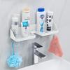 Крючок-вешалка-полка для смесителя унитаза в ванной Mutagong DD-11532