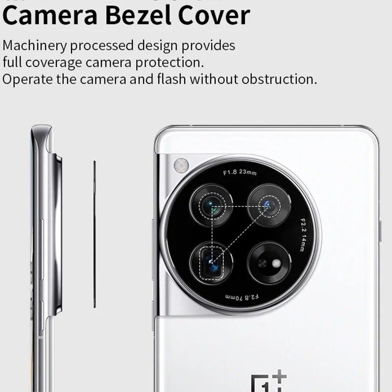 Для OnePlus 12 Защитная пленка для объектива камеры из алюминиевого сплава, металлическая наклейка, кольцо для Oneplus12 1 + 12 ONEPLUS12, защитная пленка