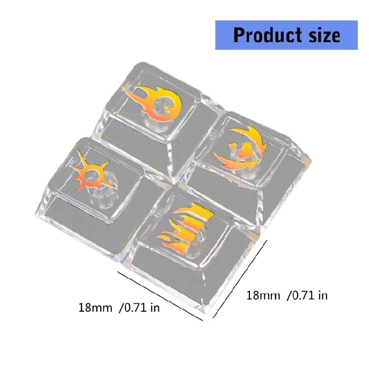 Высокопрозрачные колпачки клавиш усиливают эффекты подсветки и обеспечивают длительное использование для механических клавиатур