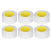 6 Rolls Double Sided Tapes 0.1mm Thickness 50mm Width 5m Length Transparent Picture Hanging Adhesive