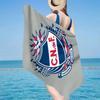 Montevideo Crest Design Microfiber Beach Towel, Lightweight And Quick-Dry, for Summer Travel, Beach Essential, Swimming Pool