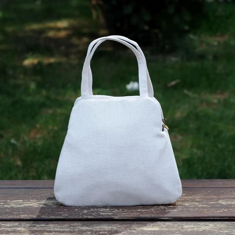 Ethnic Style Women's Printed Canvas Embroidered Tote Cotton Canvas Cell Phone Handbag Hundred Square Bag To High Quality Elegant Handbags