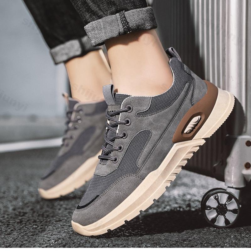 Мужские модные кроссовки сетчатые дышащие 2025 осень беговые кроссовки удобные для активного отдыха мужские повседневные кроссовки Tenis Masculino