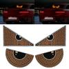 Светодиодные сигнальные огни для лобового стекла автомобиля, мигающие светодиодные декоративные огни USB, гибкие светодиодные панели для лобового стекла автомобиля, светящиеся в виде глаз дьявола