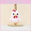 Adorable Plush Chicken Keychain Cute Cartoon Soft Toy Bag Charm Doll For Kids