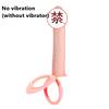 Skin Friendly Beginner Vibrating Strap On Dildo Double Penetration Anal Plug Reusable Adult Toy for Men