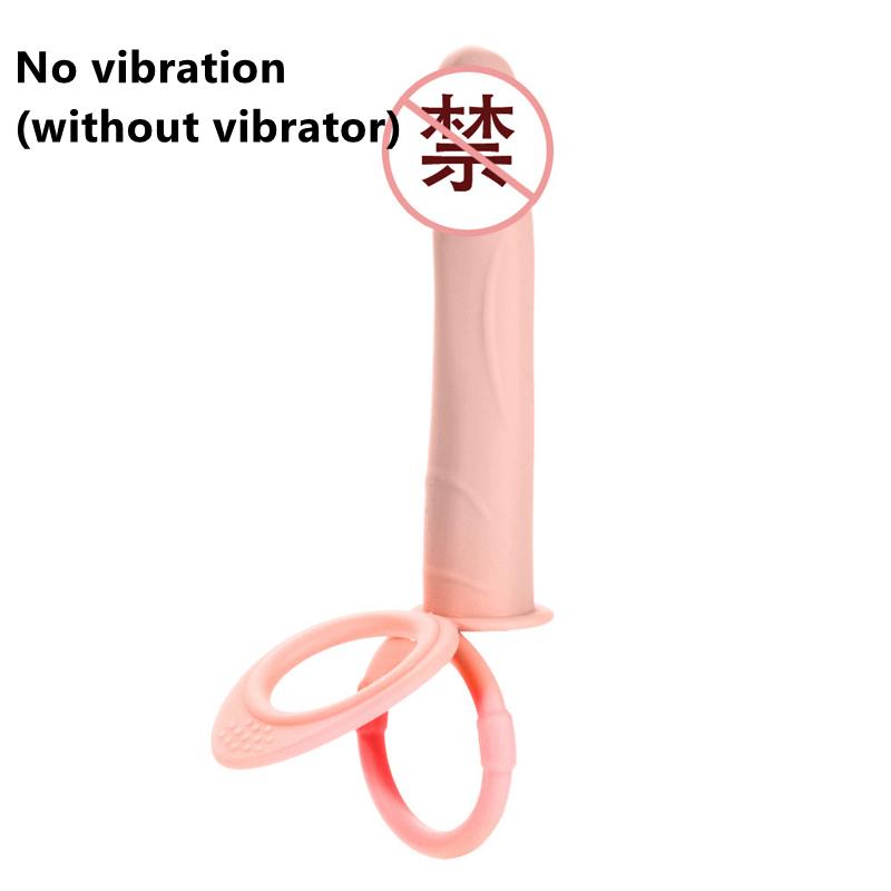 Skin Friendly Beginner Vibrating Strap On Dildo Double Penetration Anal Plug Reusable Adult Toy for Men